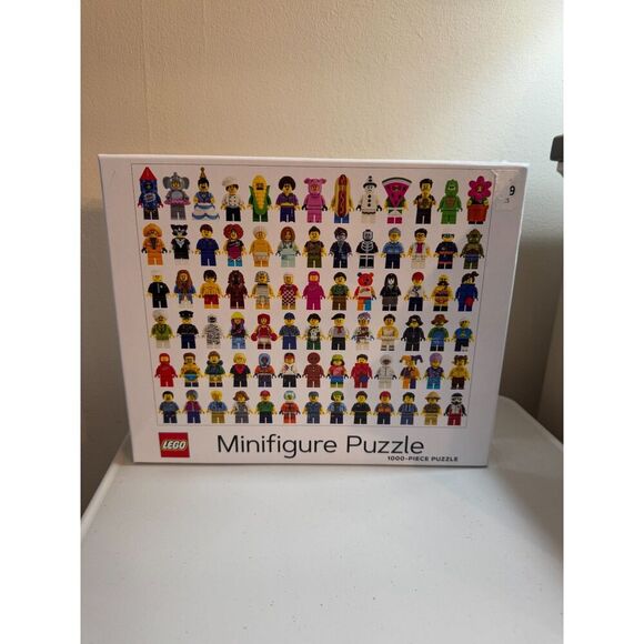 Lego Other - Lego Minifigure Jigsaw Puzzle 1000 pieces open; complete